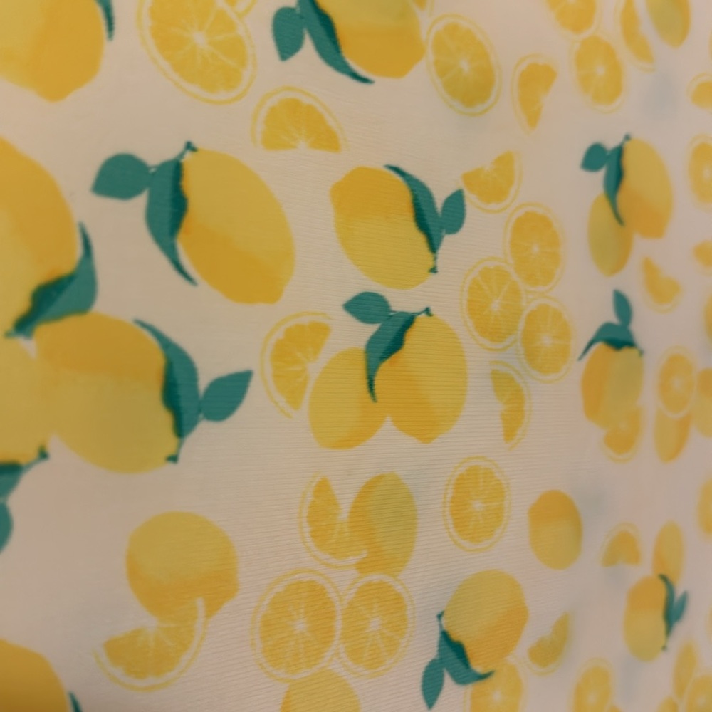 Pappagallo blouse, 🍋 lemon print, like new, size M - Picture 4 of 6